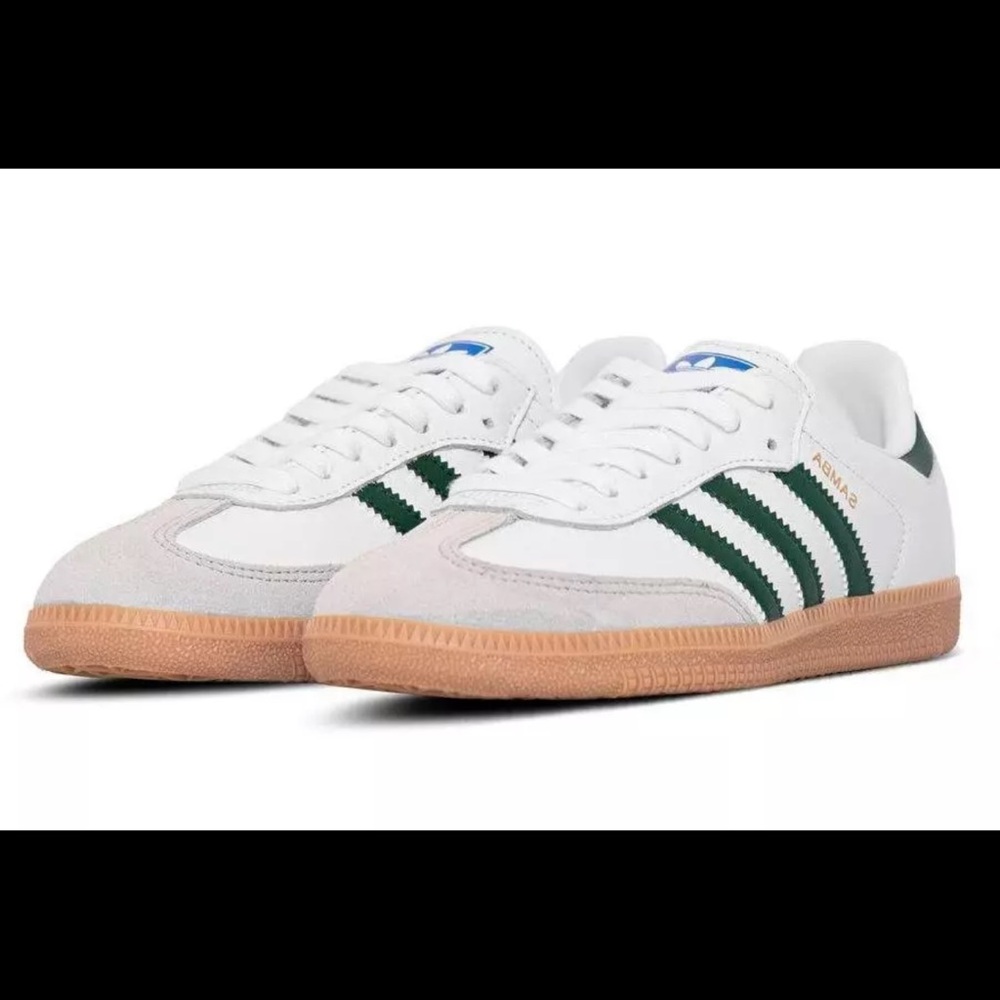 adidas Samba OG White Collegiate Green Gum  IE3437